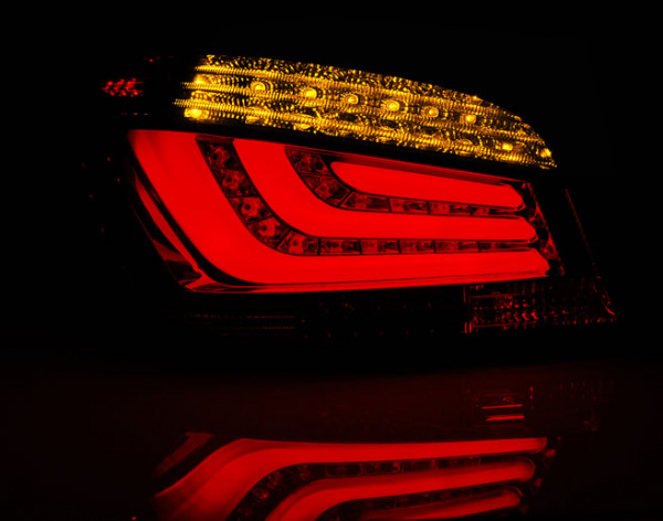 LED Lightbar Design Rückleuchten für BMW 5er E60 Limousine 03-07 schwarz